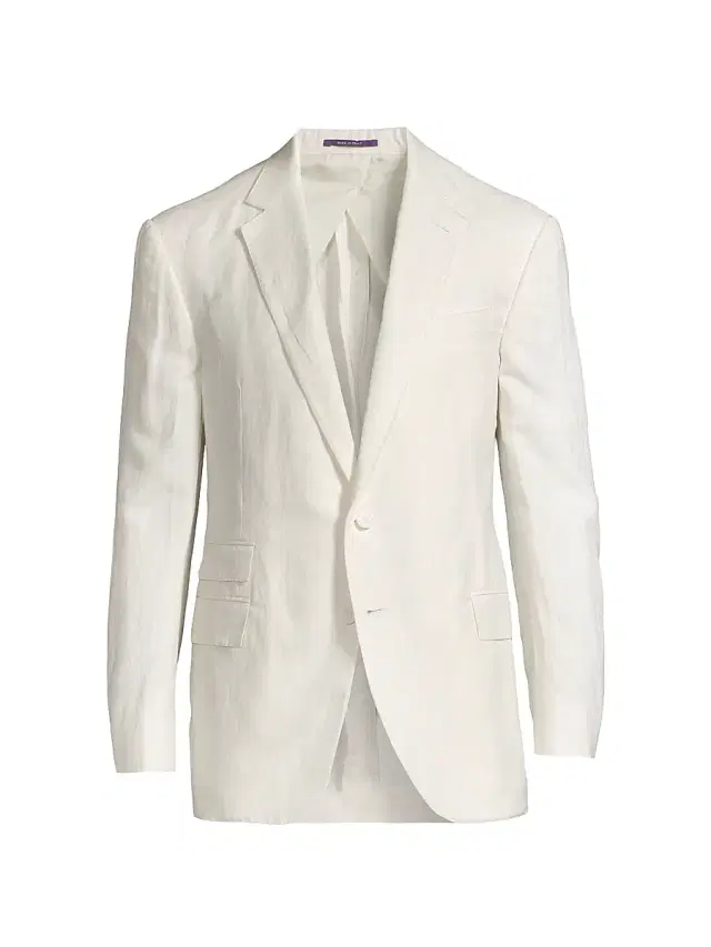 Men's Kent Linen-Silk Sportcoat - Cream