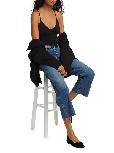 7 For All Mankind Women's Alexa Stretch-Denim Flared Jeans - Clara | Thumbnail 2