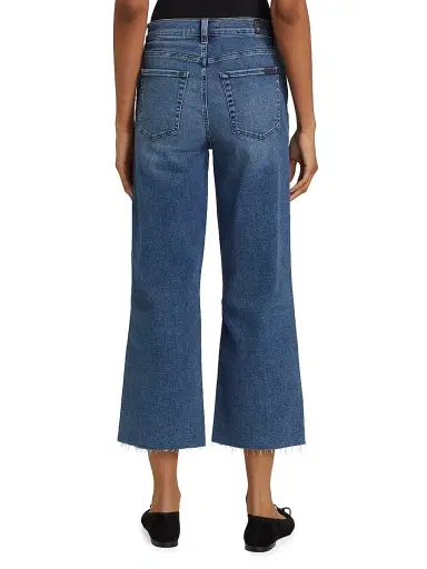 7 For All Mankind Women's Alexa Stretch-Denim Flared Jeans - Clara | Thumbnail 5