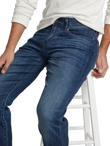 7 For All Mankind Men's Stretch Straight-Leg Jeans - Flash | Thumbnail 6 7 For All Mankind Men's Stretch Straight-Leg Jeans - Flash | Thumbnail 6