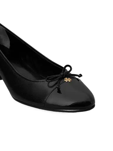Tory Burch Women's 44.5MM Cap Toe Ballet Pumps | Thumbnail 2 Tory Burch Women's 44.5MM Cap Toe Ballet Pumps | Thumbnail 2