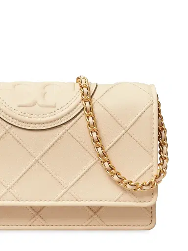 Tory Burch Women's Fleming Soft Leather Chain Wallet | Thumbnail 4 Tory Burch Women's Fleming Soft Leather Chain Wallet | Thumbnail 4