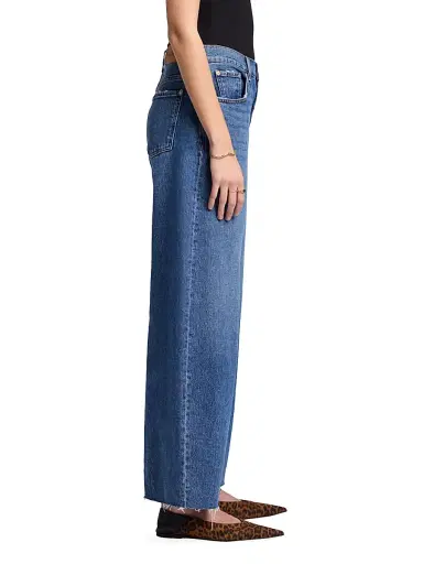 7 For All Mankind Women's Bonnie Curvilinear Mid-Rise Jeans - Santa Cruz | Thumbnail 5