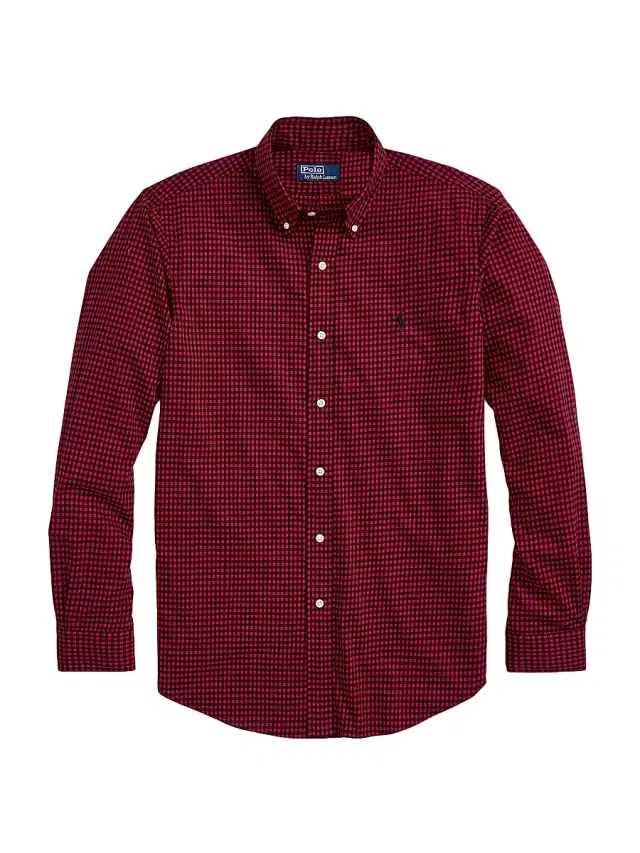 Men's Sanded Cotton Twill Button-Down