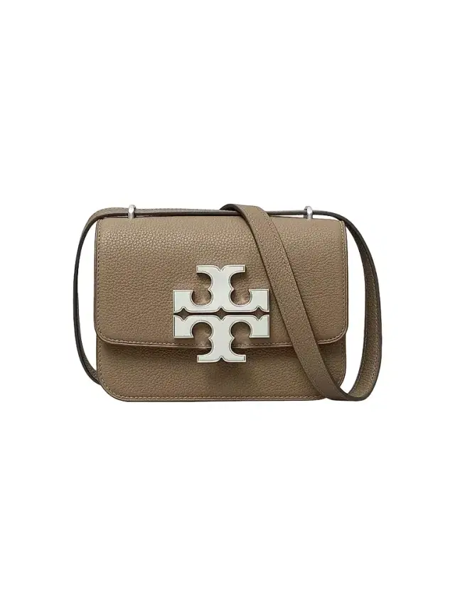 Tory Burch Women's  Eleanor Pebbled Leather Crossbody Bag - Wild Mushroom