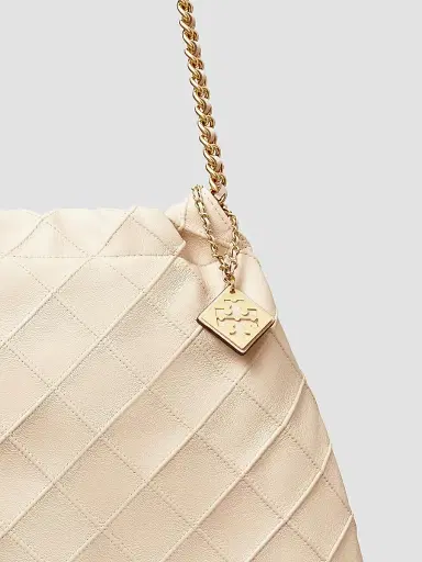 Tory Burch Women's Large Fleming Soft Leather Hobo Bag - New Cream | Thumbnail 4