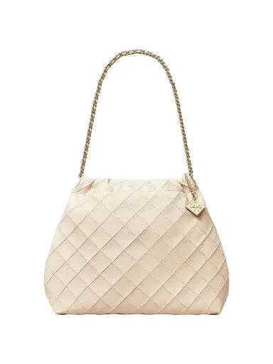 Tory Burch Women's Large Fleming Soft Leather Hobo Bag - New Cream | Thumbnail 1