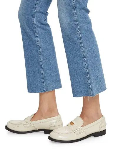 7 For All Mankind Women's Slim Kick High-Rise Cropped Jeans - Within | Thumbnail 6