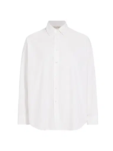 Nili Lotan Women's Mael Oversized Button-Front Shirt - White - Size Large | Thumbnail 1