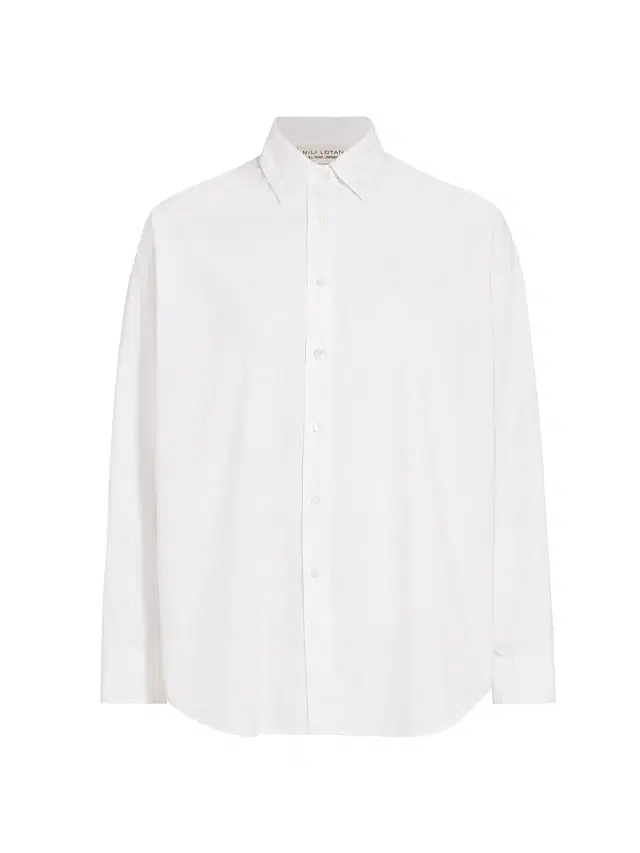Women's Mael Oversized Button-Front Shirt - White
