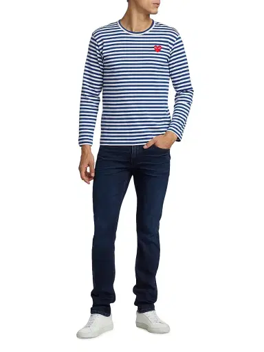 PAIGE Men's Lennox Slim-Fit Stretch Jeans - Jenkins - Size 40 | Thumbnail 2