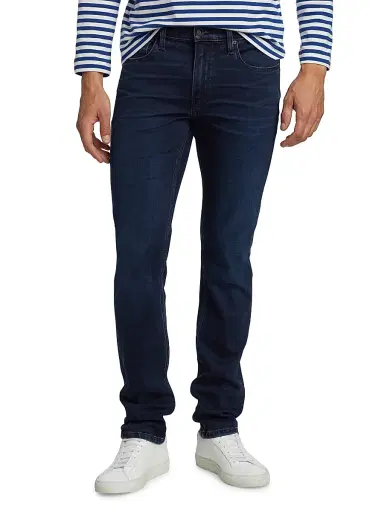 PAIGE Men's Lennox Slim-Fit Stretch Jeans - Jenkins - Size 40 | Thumbnail 3