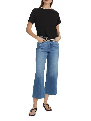 PAIGE Women's Anessa Cropped Straight-Leg Jeans | Thumbnail 2 PAIGE Women's Anessa Cropped Straight-Leg Jeans | Thumbnail 2