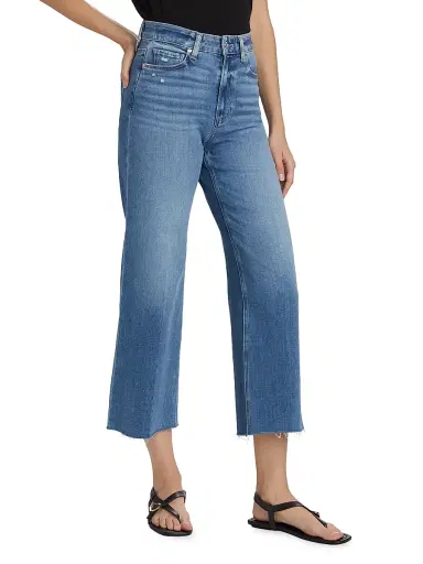 PAIGE Women's Anessa Cropped Straight-Leg Jeans | Thumbnail 4 PAIGE Women's Anessa Cropped Straight-Leg Jeans | Thumbnail 4