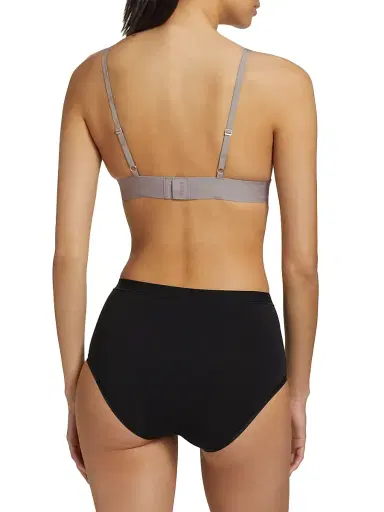 Wolford Women's Beauty Cotton Triangle Bralette - Smoke | Thumbnail 4 Wolford Women's Beauty Cotton Triangle Bralette - Smoke | Thumbnail 4