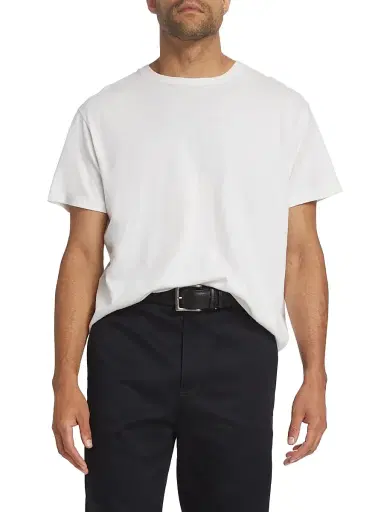 Nili Lotan Men's Bradley Relaxed T-Shirt - White - Size XL | Thumbnail 3 Nili Lotan Men's Bradley Relaxed T-Shirt - White - Size XL | Thumbnail 3