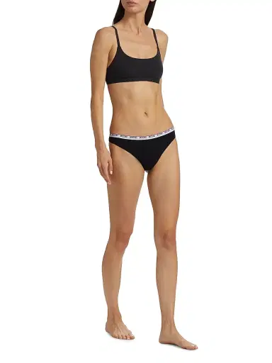 MOSCHINO Women's Logo Tape Underwear 3-Pack | Thumbnail 2