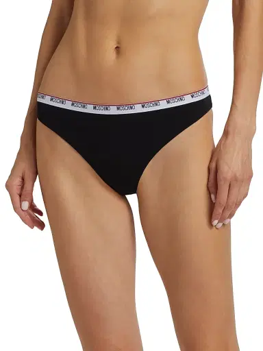 MOSCHINO Women's Logo Tape Underwear 3-Pack | Thumbnail 3