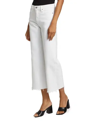 PAIGE Women's Anessa Straight-Leg Crop Jeans - Crisp White - Size 32 | Thumbnail 4 PAIGE Women's Anessa Straight-Leg Crop Jeans - Crisp White - Size 32 | Thumbnail 4