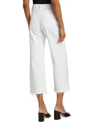 PAIGE Women's Anessa Straight-Leg Crop Jeans - Crisp White - Size 32 | Thumbnail 5 PAIGE Women's Anessa Straight-Leg Crop Jeans - Crisp White - Size 32 | Thumbnail 5