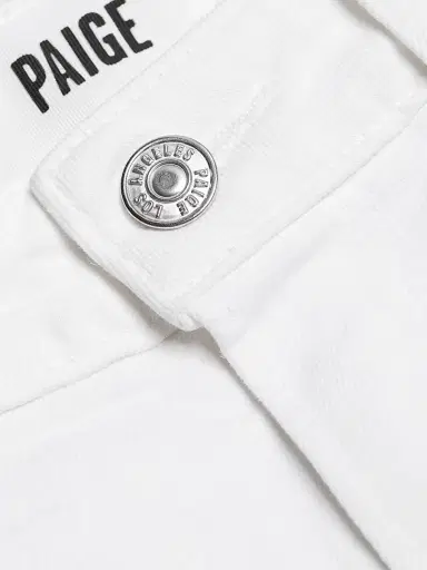 PAIGE Women's Anessa Straight-Leg Crop Jeans - Crisp White - Size 32 | Thumbnail 7 PAIGE Women's Anessa Straight-Leg Crop Jeans - Crisp White - Size 32 | Thumbnail 7