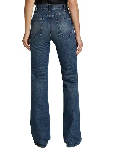 Nili Lotan Women's Joan Straight-Leg Jeans - Simon Wash | Thumbnail 5 Nili Lotan Women's Joan Straight-Leg Jeans - Simon Wash | Thumbnail 5