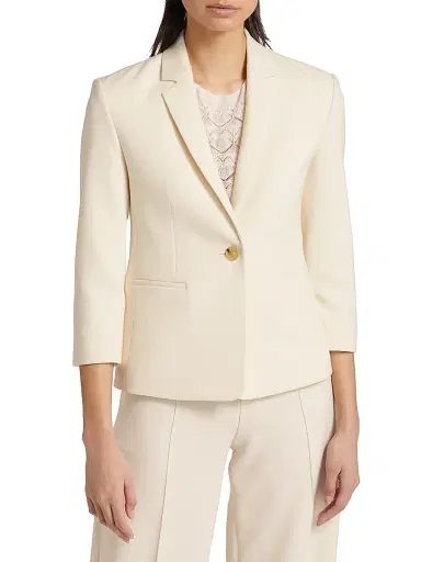 Vince Women's Crepe Single-Breasted Blazer | Thumbnail 3