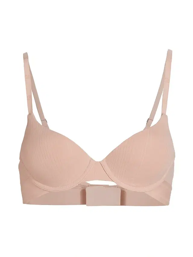 Women's Beauty Cotton Demi Underwire Bra - Powder Pink