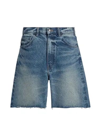 Nili Lotan Women's Russel Denim Raw-Edge Shorts | Thumbnail 1 Nili Lotan Women's Russel Denim Raw-Edge Shorts | Thumbnail 1