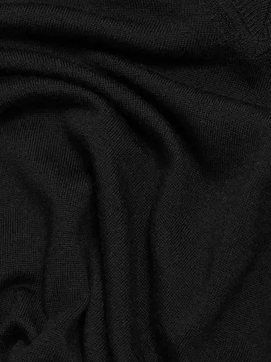 Nili Lotan Women's Janah Wool V-Neck Sweater - Black - Size XL | Thumbnail 7