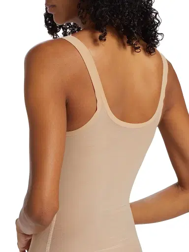 Wolford Women's Tulle Forming Thong Bodysuit - Clay | Thumbnail 5