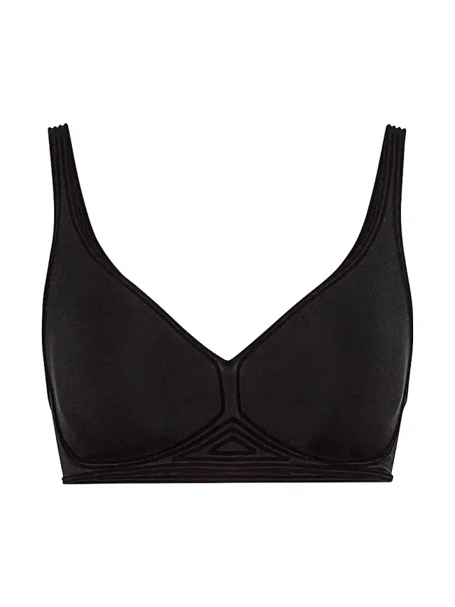 Women's 3W Skin Wireless Bra - Black