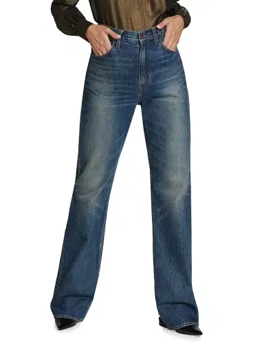 Nili Lotan Women's Mitchell High-Rise Straight-Leg Jeans - Simon Wash - Size 30 | Thumbnail 3 Nili Lotan Women's Mitchell High-Rise Straight-Leg Jeans - Simon Wash - Size 30 | Thumbnail 3