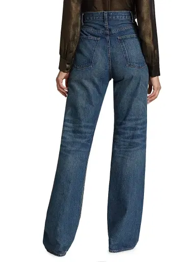 Nili Lotan Women's Mitchell High-Rise Straight-Leg Jeans - Simon Wash - Size 30 | Thumbnail 5 Nili Lotan Women's Mitchell High-Rise Straight-Leg Jeans - Simon Wash - Size 30 | Thumbnail 5