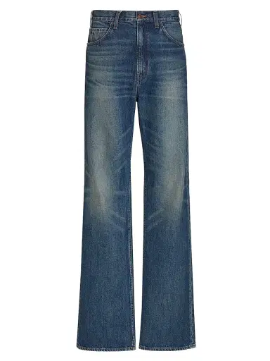 Nili Lotan Women's Mitchell High-Rise Straight-Leg Jeans - Simon Wash - Size 30 | Thumbnail 1 Nili Lotan Women's Mitchell High-Rise Straight-Leg Jeans - Simon Wash - Size 30 | Thumbnail 1