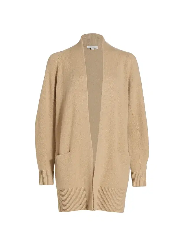 Vince Women's Shawl Collar Cardigan - Camel