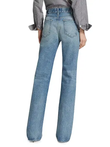 Nili Lotan Women's Joan Straight-Leg Jeans - Summer Wash - Size 32 | Thumbnail 5 Nili Lotan Women's Joan Straight-Leg Jeans - Summer Wash - Size 32 | Thumbnail 5