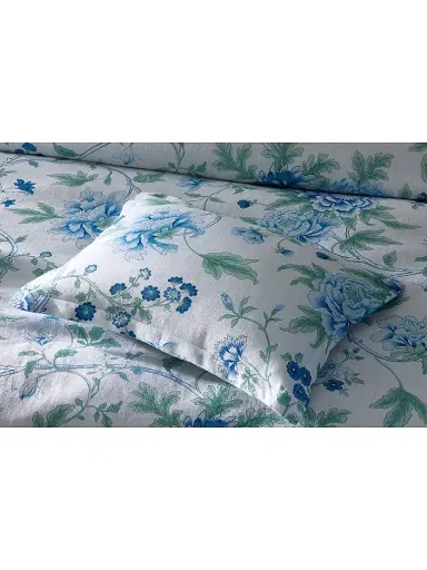 Matouk Simone Duvet Cover & Sham Collection - Sea - Size European | Thumbnail 7
