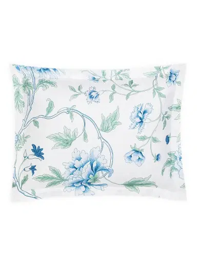 Matouk Simone Duvet Cover & Sham Collection - Sea - Size European | Thumbnail 1