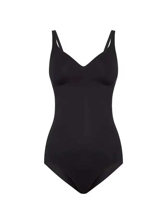 Women's Sleeveless Formfitting 3W Bodysuit - Black