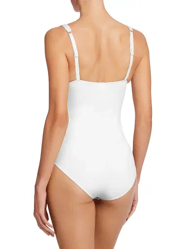 Wolford Women's Formfitting Sleeveless V-Neck Bodysuit - White - Size XS | Thumbnail 3 Wolford Women's Formfitting Sleeveless V-Neck Bodysuit - White - Size XS | Thumbnail 3
