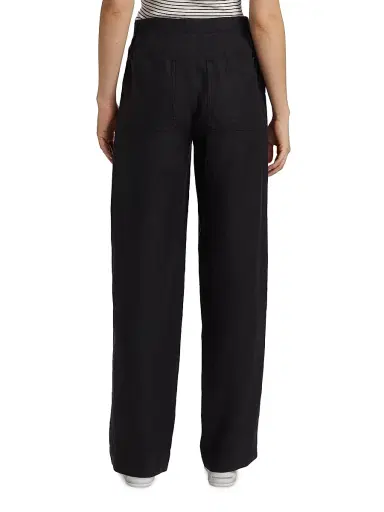 Vince Women's Utility Hemp Straight-Leg Pants - Dark Night Lake | Thumbnail 5