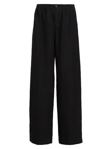 Vince Women's Utility Hemp Straight-Leg Pants - Dark Night Lake | Thumbnail 1