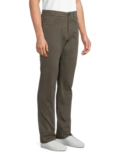 Vince Men's Dylan Cotton-Blend Chino Pants - Frog | Thumbnail 4