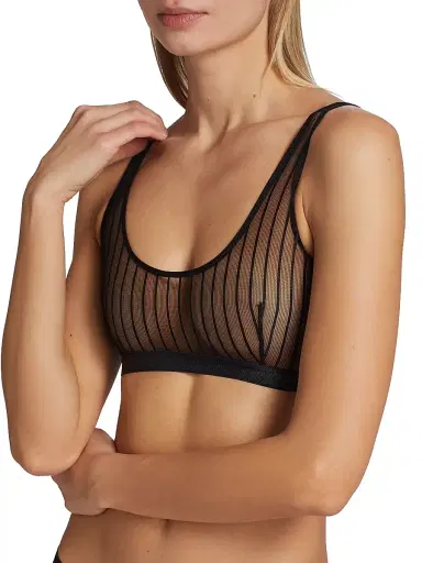 Wolford Women's Shadow Stripe Shadow Stripe Bralette - Black - Size Small | Thumbnail 5 Wolford Women's Shadow Stripe Shadow Stripe Bralette - Black - Size Small | Thumbnail 5