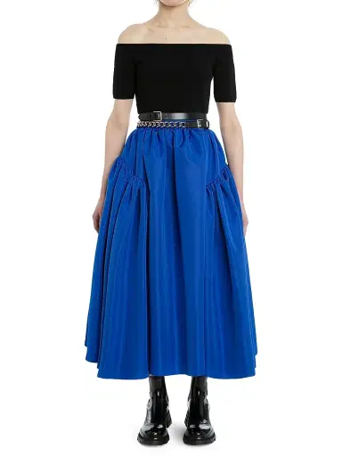 McQueen Women's Off-The-Shoulder Knit Top - Black | Thumbnail 2