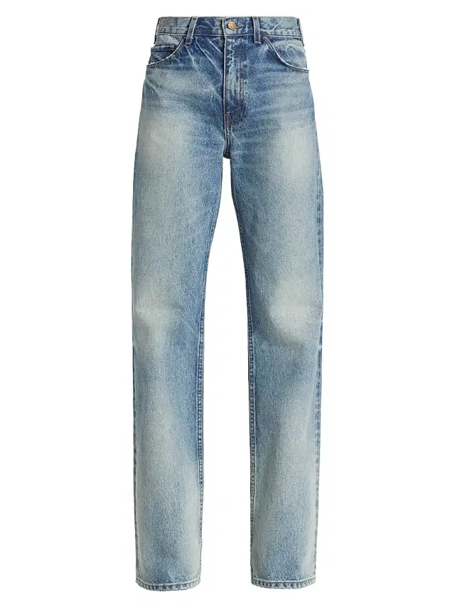 Nili Lotan Women's Mitchell Mid-Rise Straight Jeans - Summer Wash