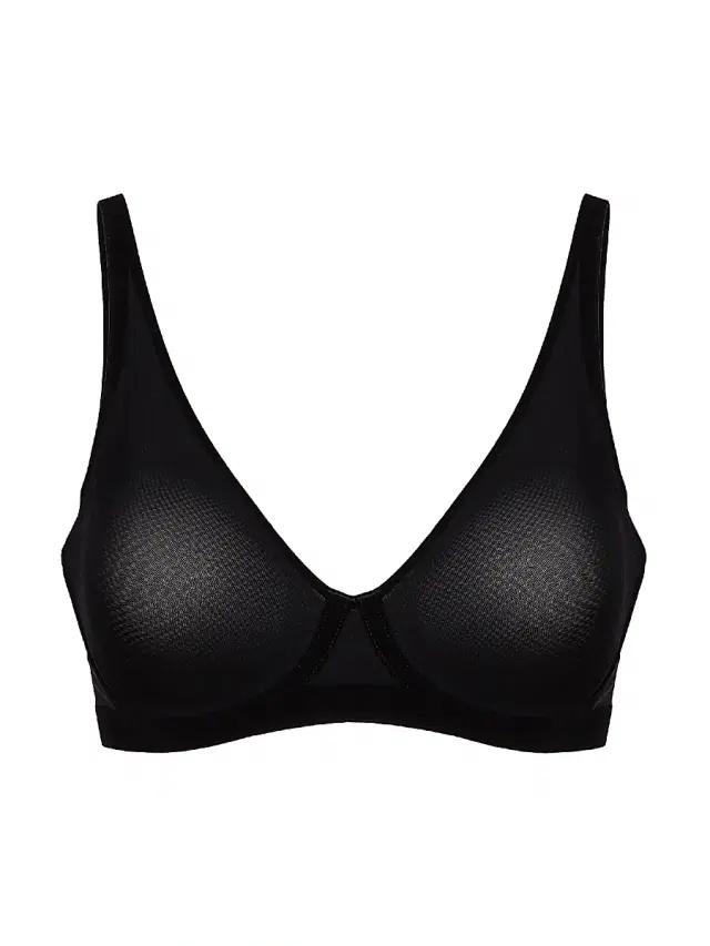 Women's Tulle Full Bra - Black