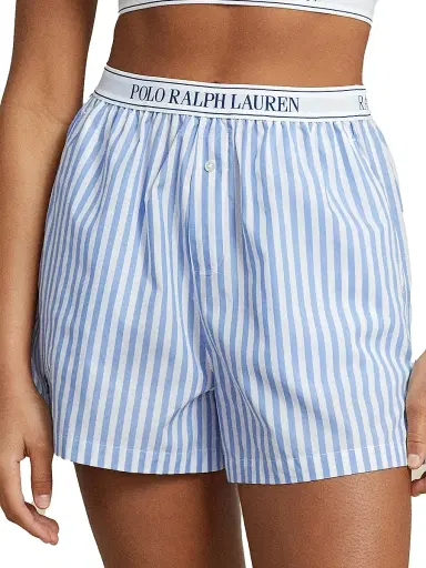 Polo Ralph Lauren Women's Striped Logo Boxers | Thumbnail 2 Polo Ralph Lauren Women's Striped Logo Boxers | Thumbnail 2