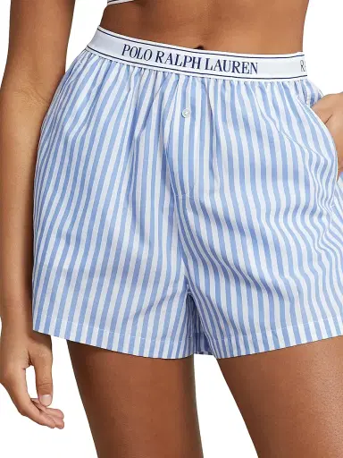 Polo Ralph Lauren Women's Striped Logo Boxers | Thumbnail 5 Polo Ralph Lauren Women's Striped Logo Boxers | Thumbnail 5